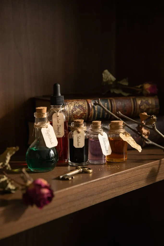 Apothecary Bottle Shelf