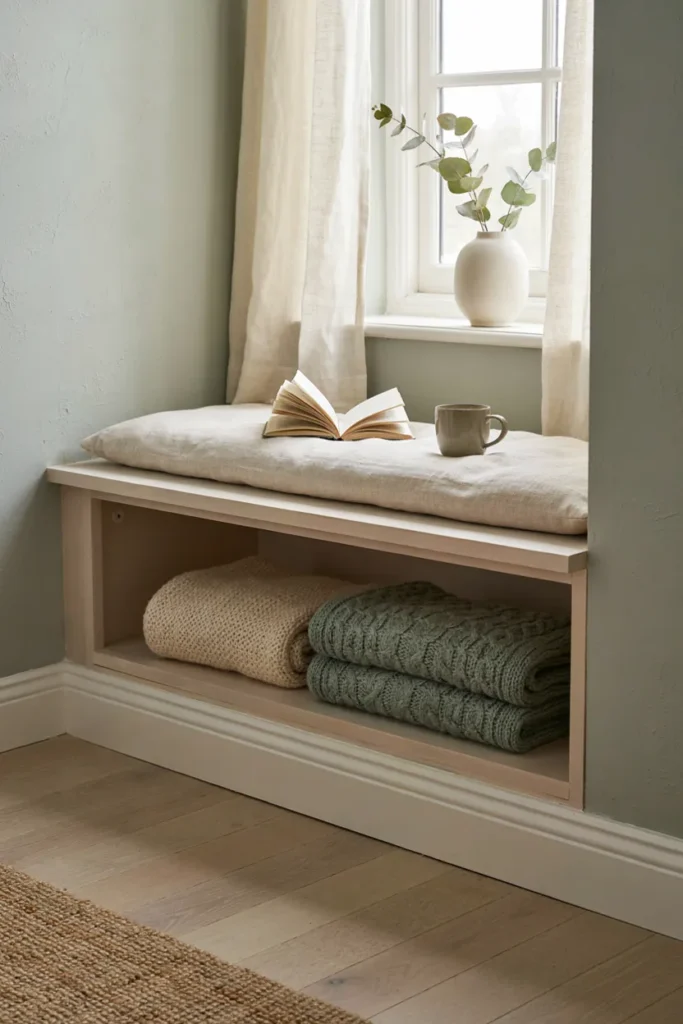 Built-In Window Seat Storage