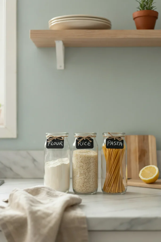 Chalkboard Label Jars