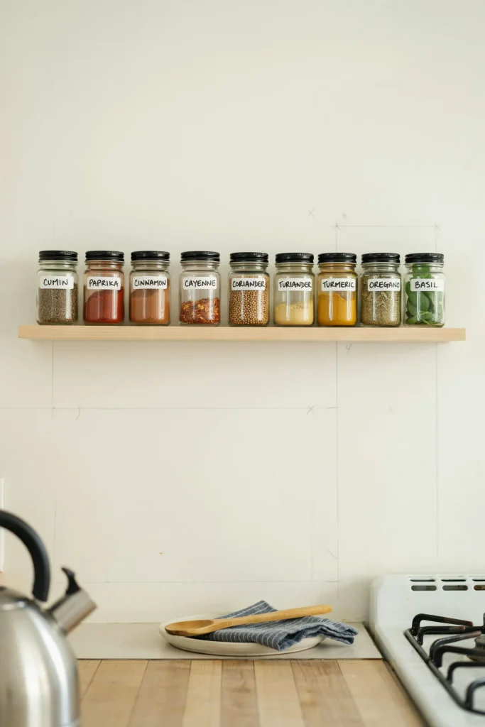 Floating Spice Rack