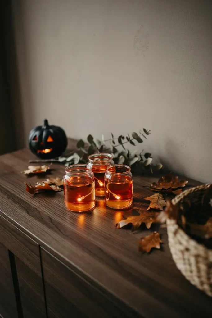 Glowing Jar Centerpiece