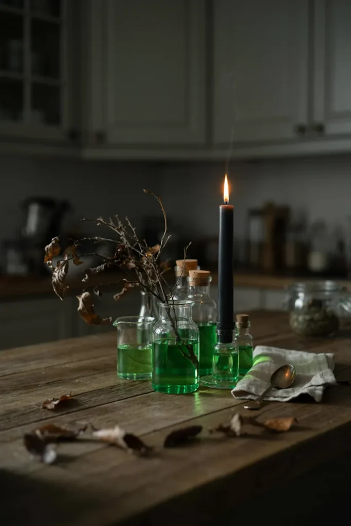 Green Glow Potion Display