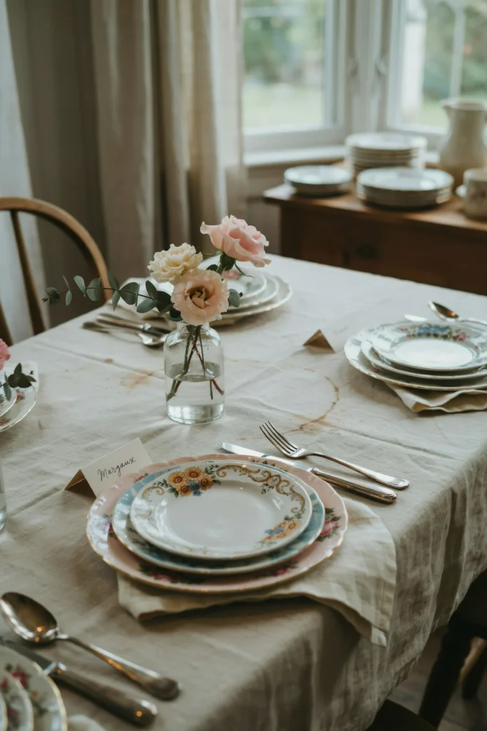 Mismatched Vintage China