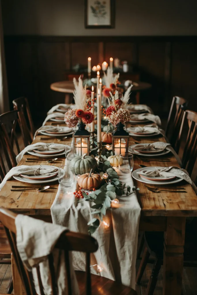 Peaceful Candlelit Dinner