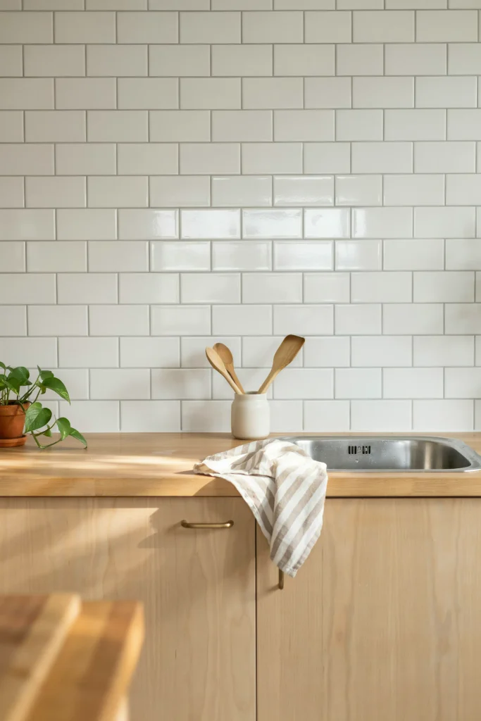 Peel-and-Stick Backsplash