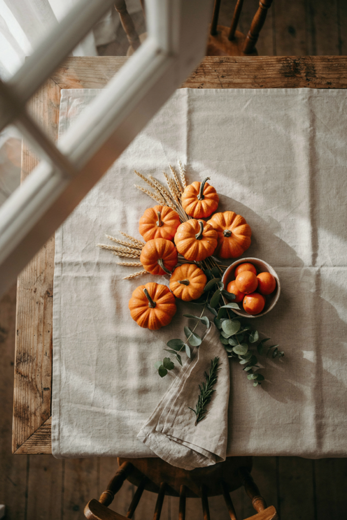 Pumpkin and Wheat Cluster
