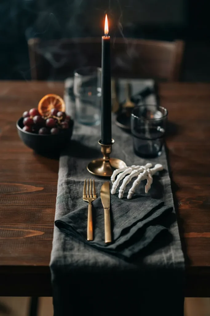 Skeleton Hand Place Setting