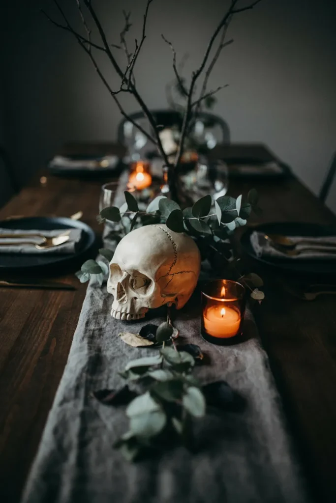 Skull and Greenery Mix