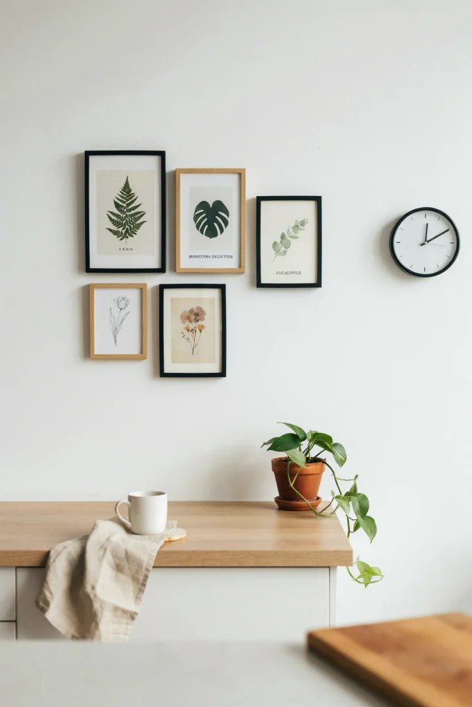 Small Kitchen Gallery Wall