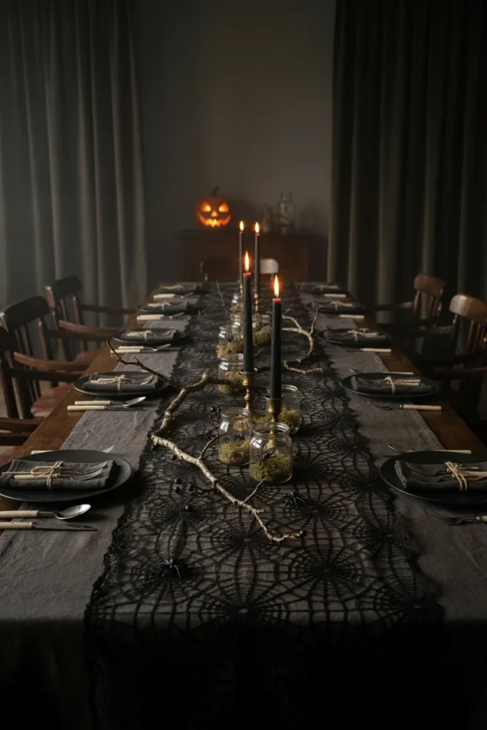 Spider Web Table Runner