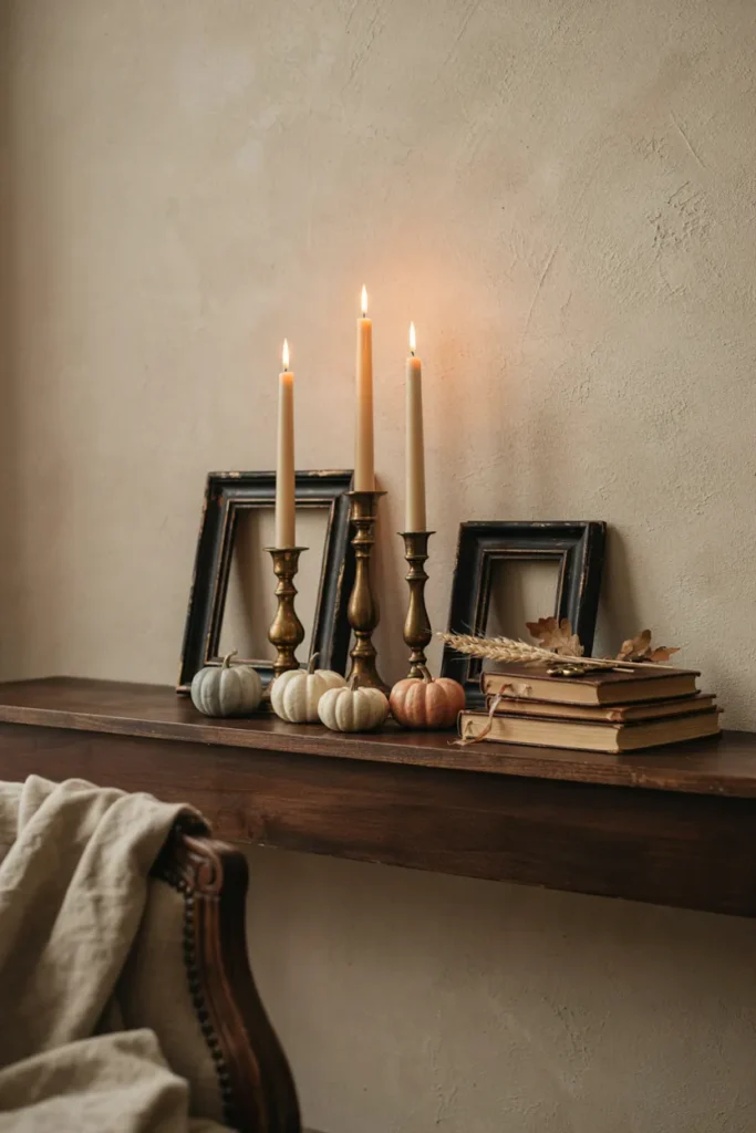 Vintage Candle Display