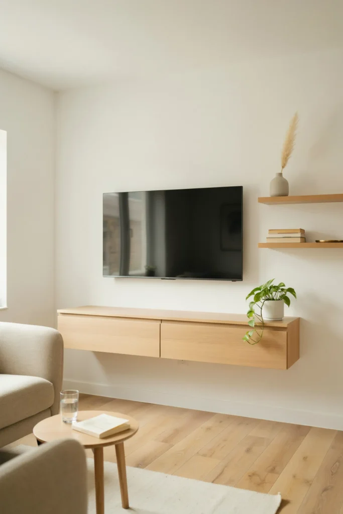  Wall-Mounted Media Console
