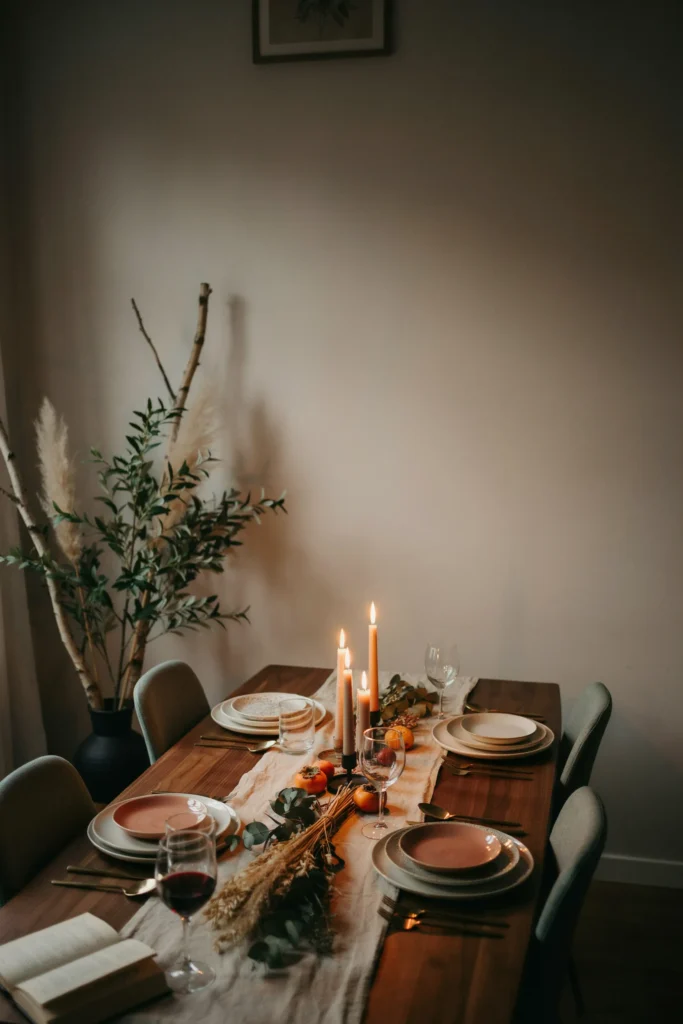 Warm Glow Table Backdrop