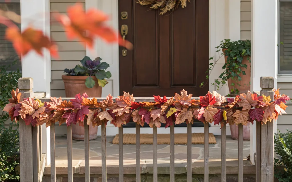 thanksgiving porch decor