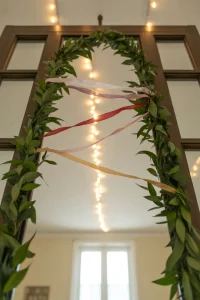 Balloon-Free Garland Arch