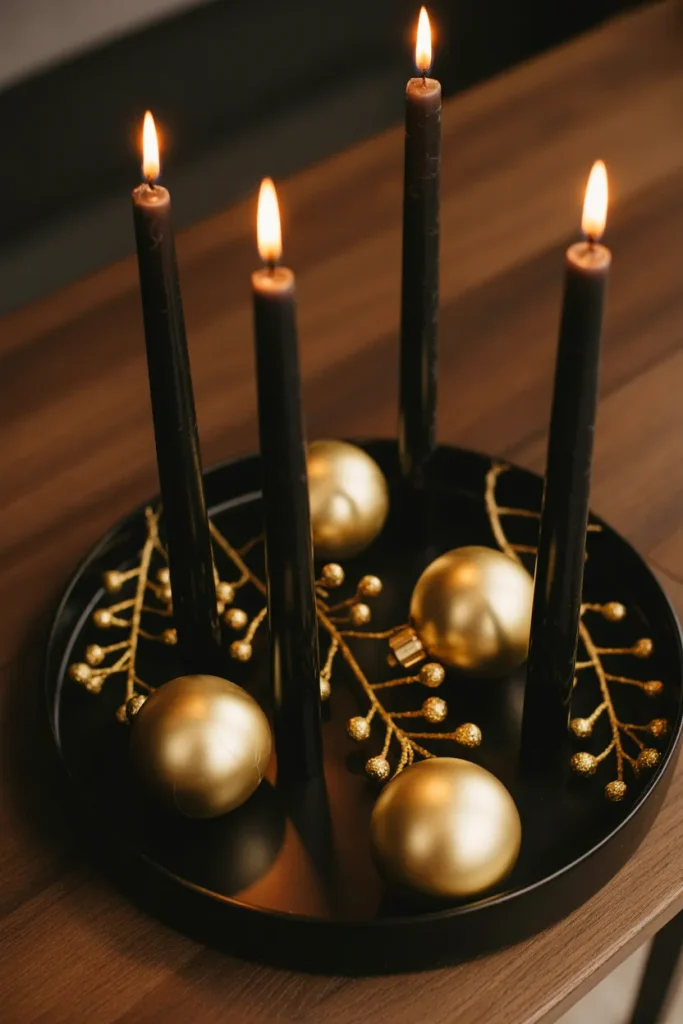 Black and Gold Statement Tray