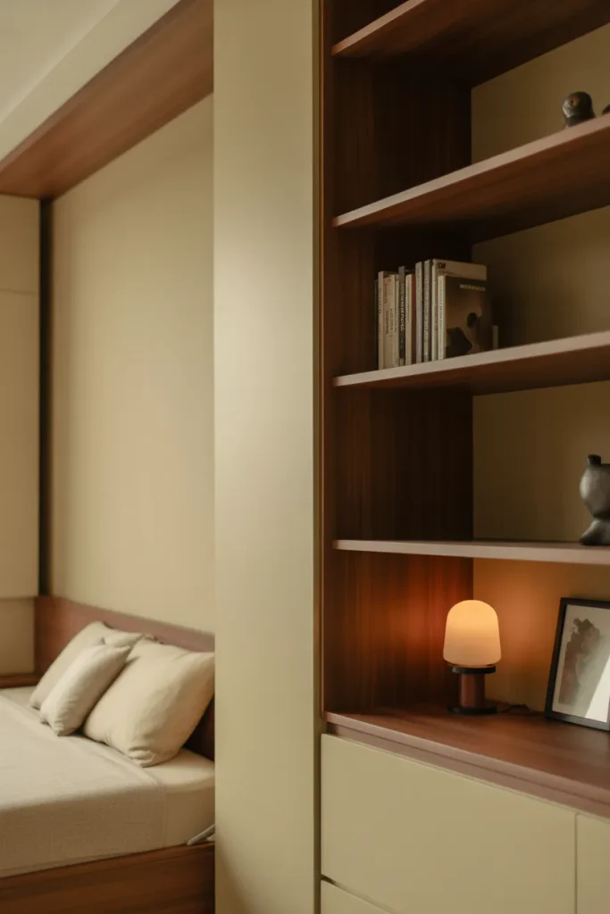 Bookshelf Backed Divider