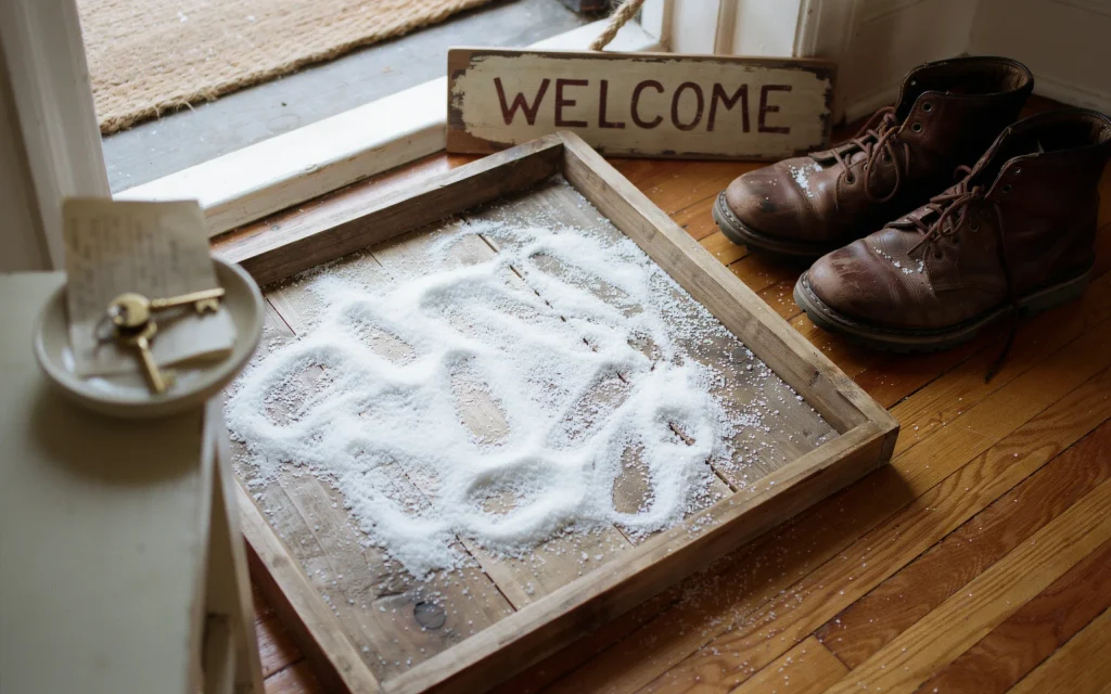 Boot Tray Welcome Station