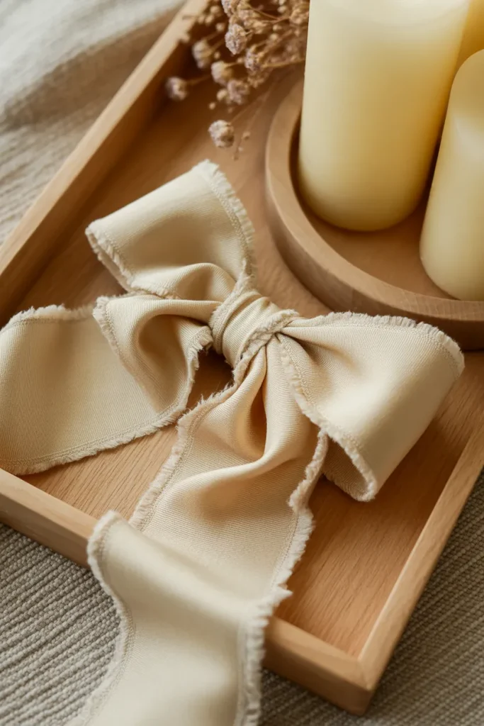 Boucle Ribbon and Bow Tray
