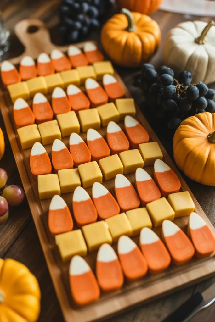 Candy Corn Charcuterie Board