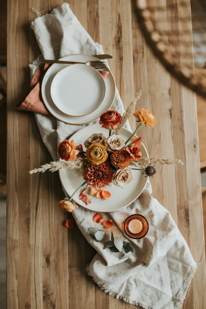 Compote Bowl Floral Display
