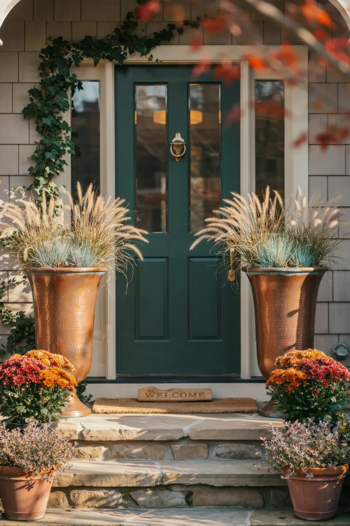 Copper Accent Planters
