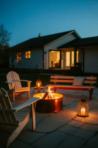 . Copper Fire Pit Glow