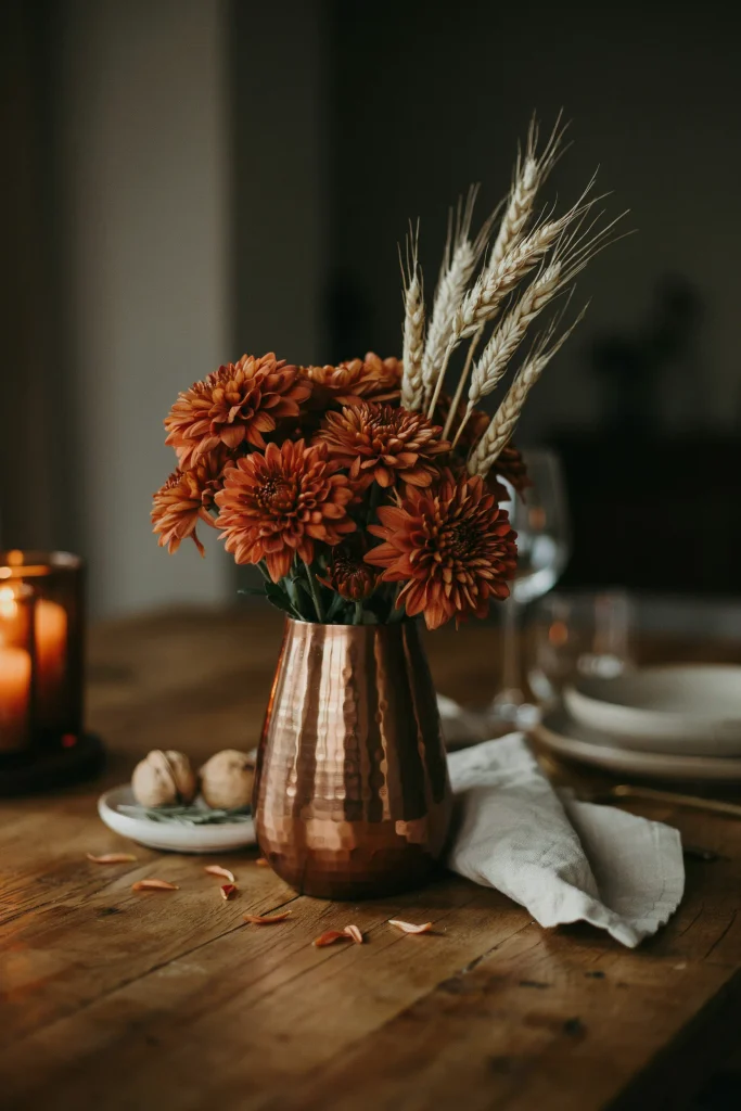 Copper Vase Arrangement