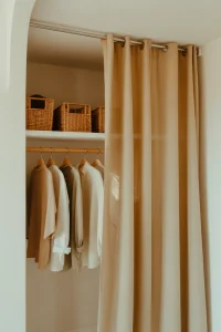 Curtain Closet Nook