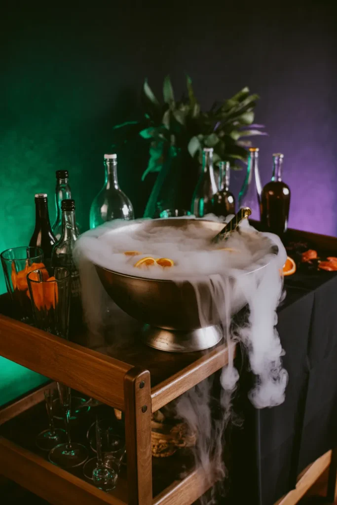 DIY Cocktail Fog Bar