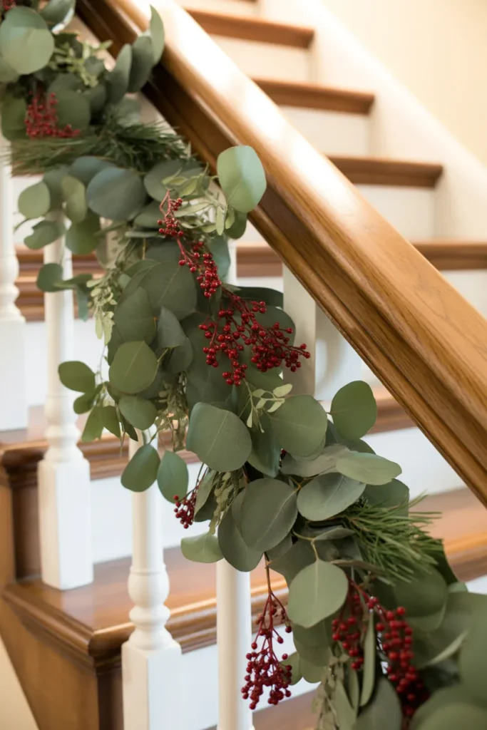 Eucalyptus and Berry Garland