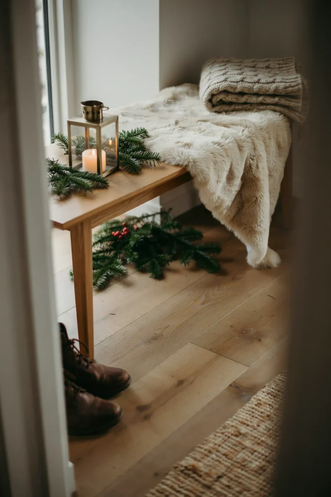 Faux Fur Bench Throw