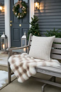 Faux Fur Bench Throws