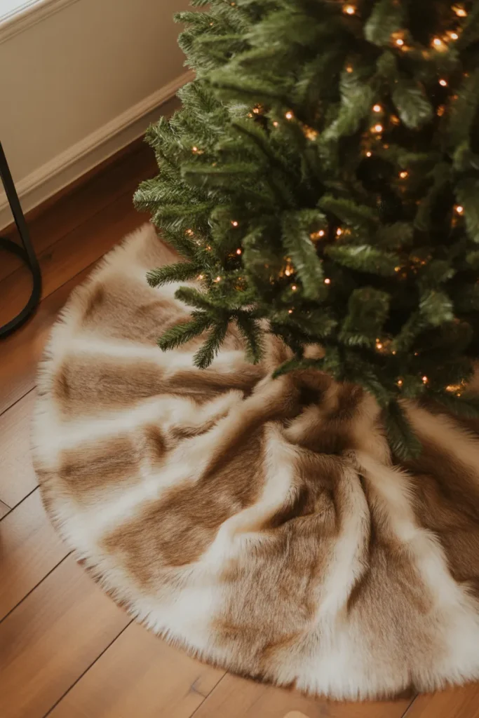  Faux Fur Tree Skirt
