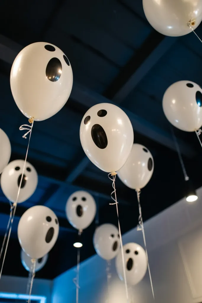Floating Ghost Balloons