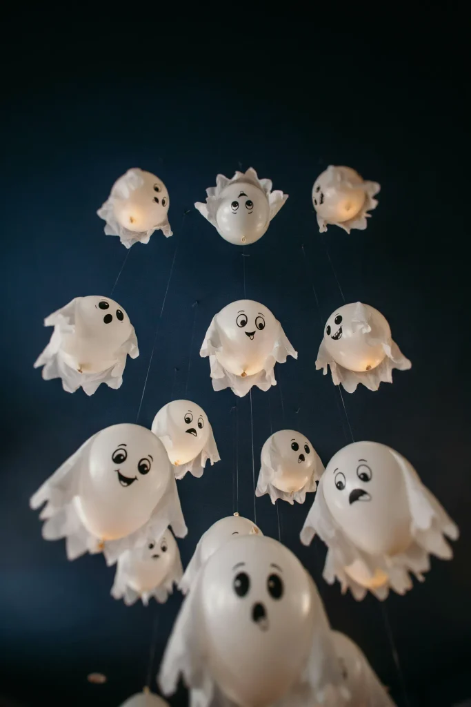 Floating Ghost Balloons