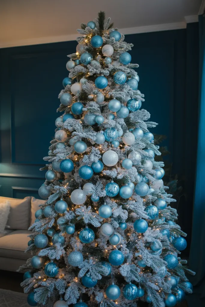 Frosted Blue Tree