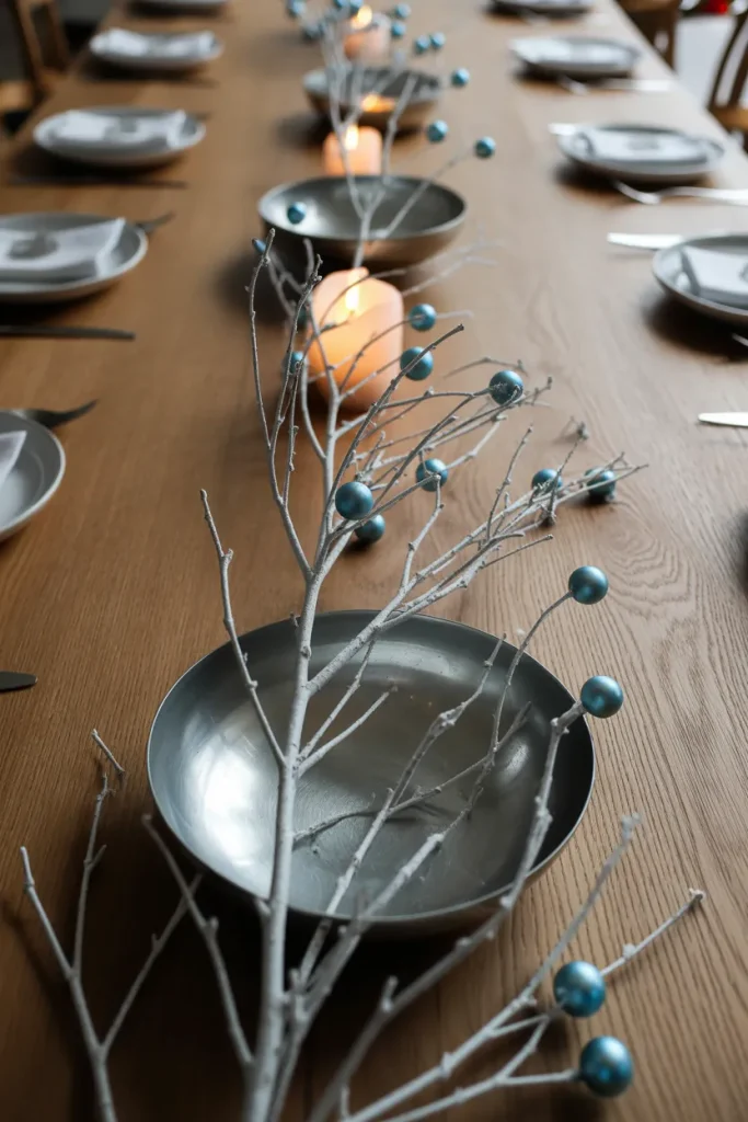 Frosted Branch Centerpiece