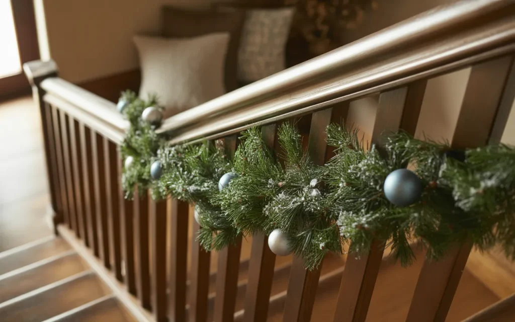 Frosted Pinecone Garland