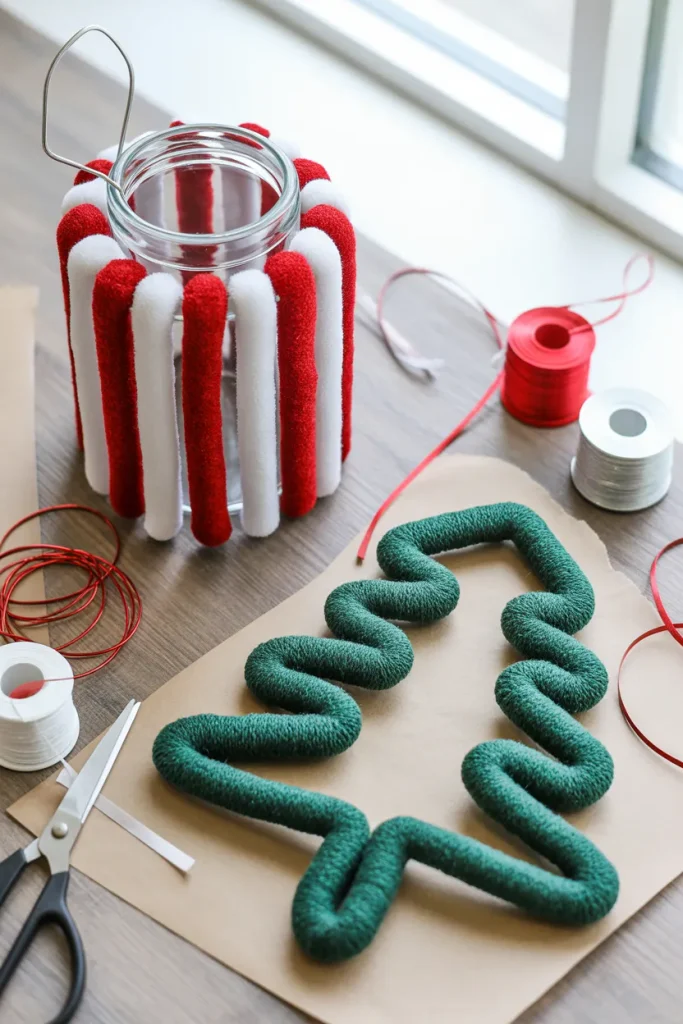 Fuzzy Wire Lanterns