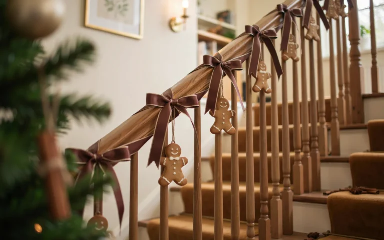 christmas staircase decor