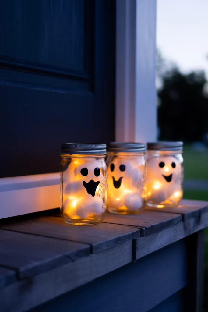 Glowing Ghost Jars
