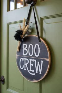 Handmade Halloween Door Hanger