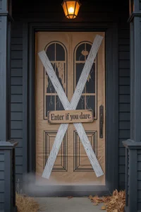 Haunted House Door Cover