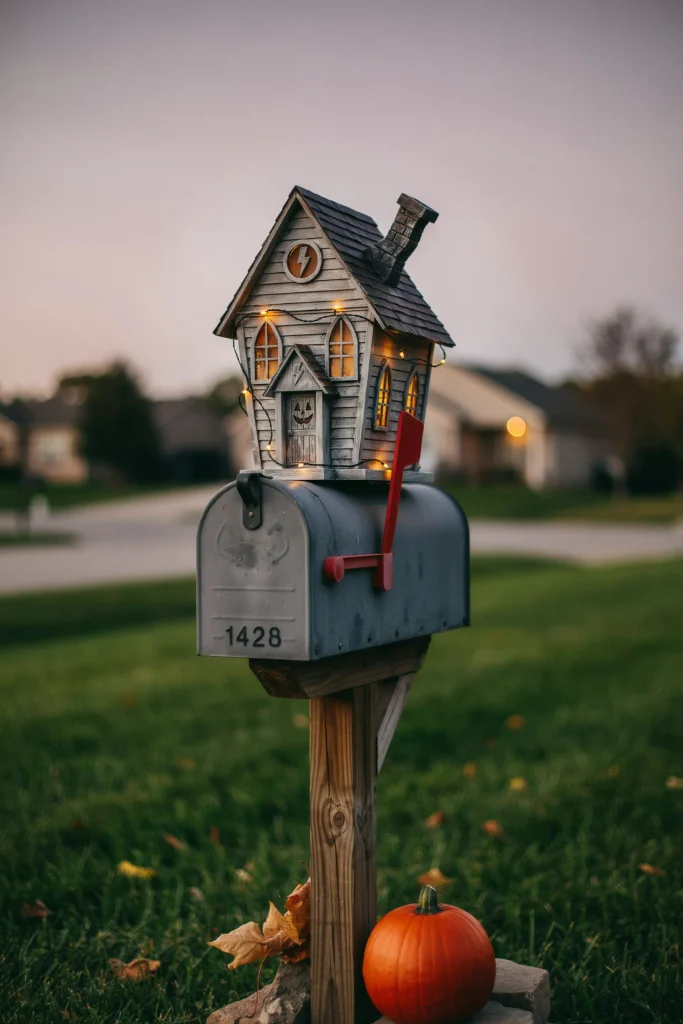 Haunted Mailbox Topper