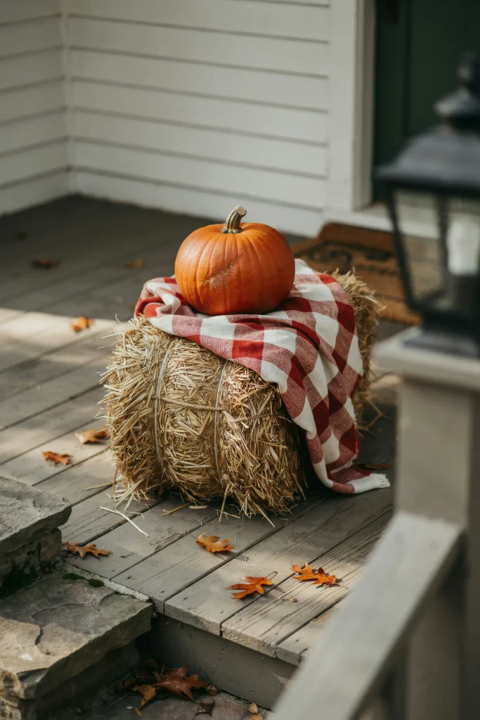 Hay Bale Seating Accent