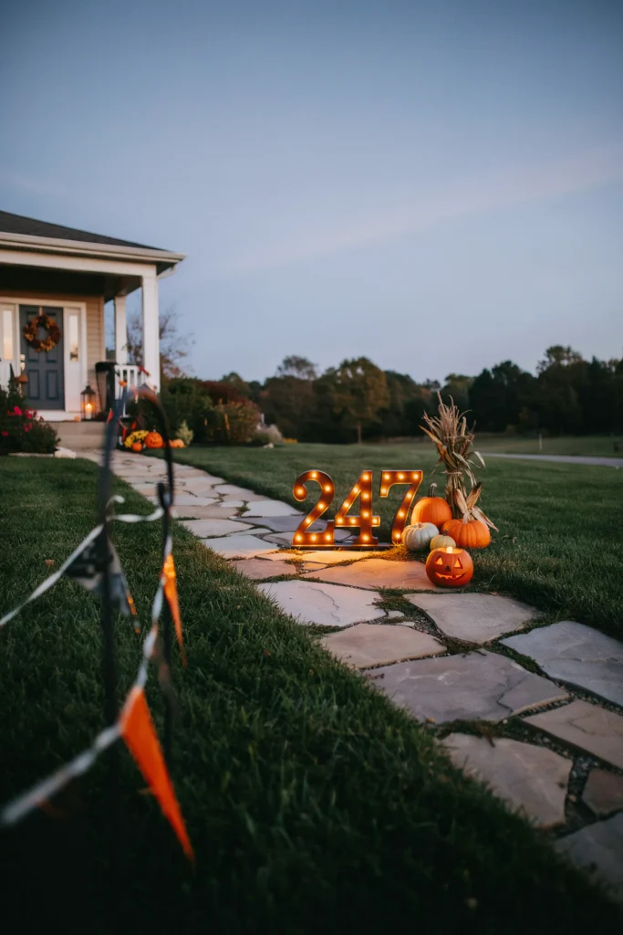 Illuminated House Number Display