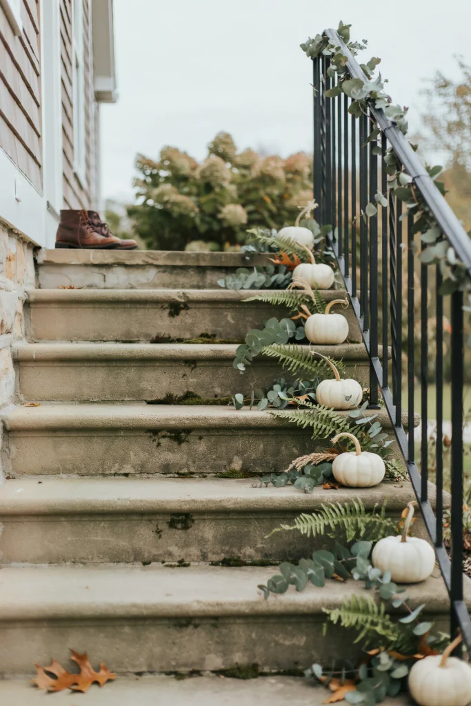Layered Stair Riser Pumpkins
