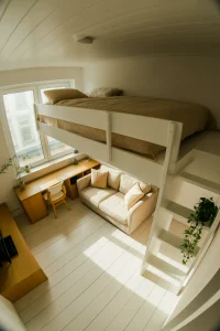 Lofted Bed Platform