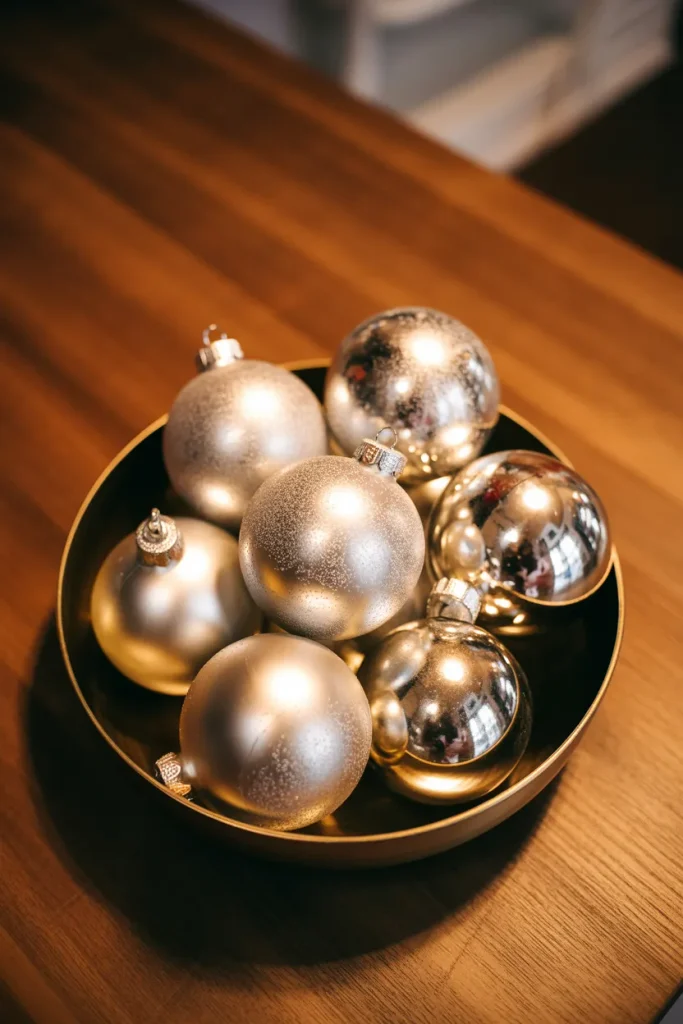  Mercury Glass Spray Paint Ornaments